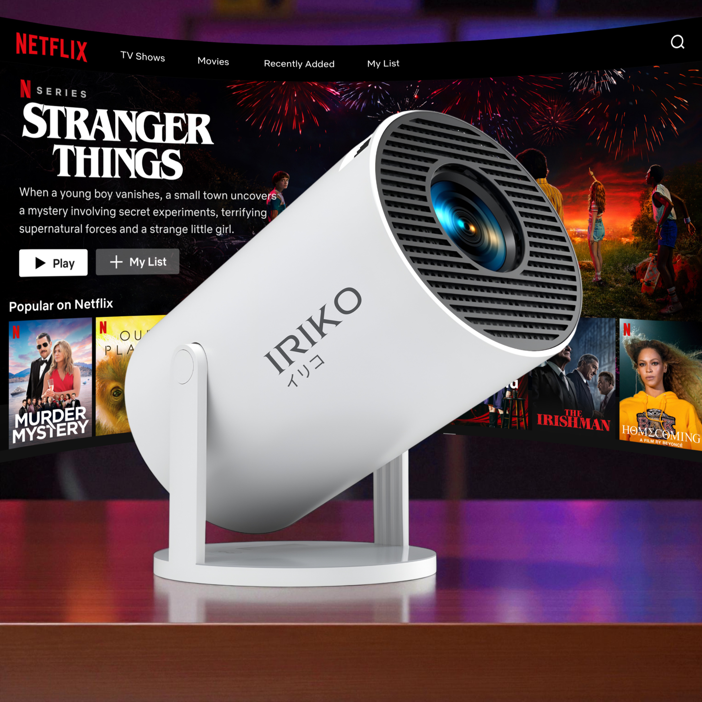 Iriko Prizm GO Smart Projector | Big Screen Entertainment, Anywhere