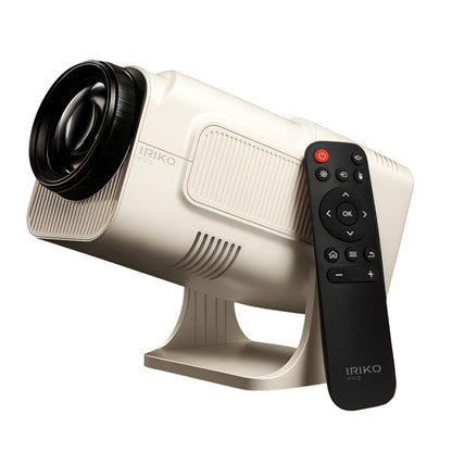 IRIKO Prism Plus Smart Projector | Full HD 1080P Support | Android Smart Projector | 150” Big Screen | Auto Keystone | 180° Adjustable Stand | Portable Home Theater Projector