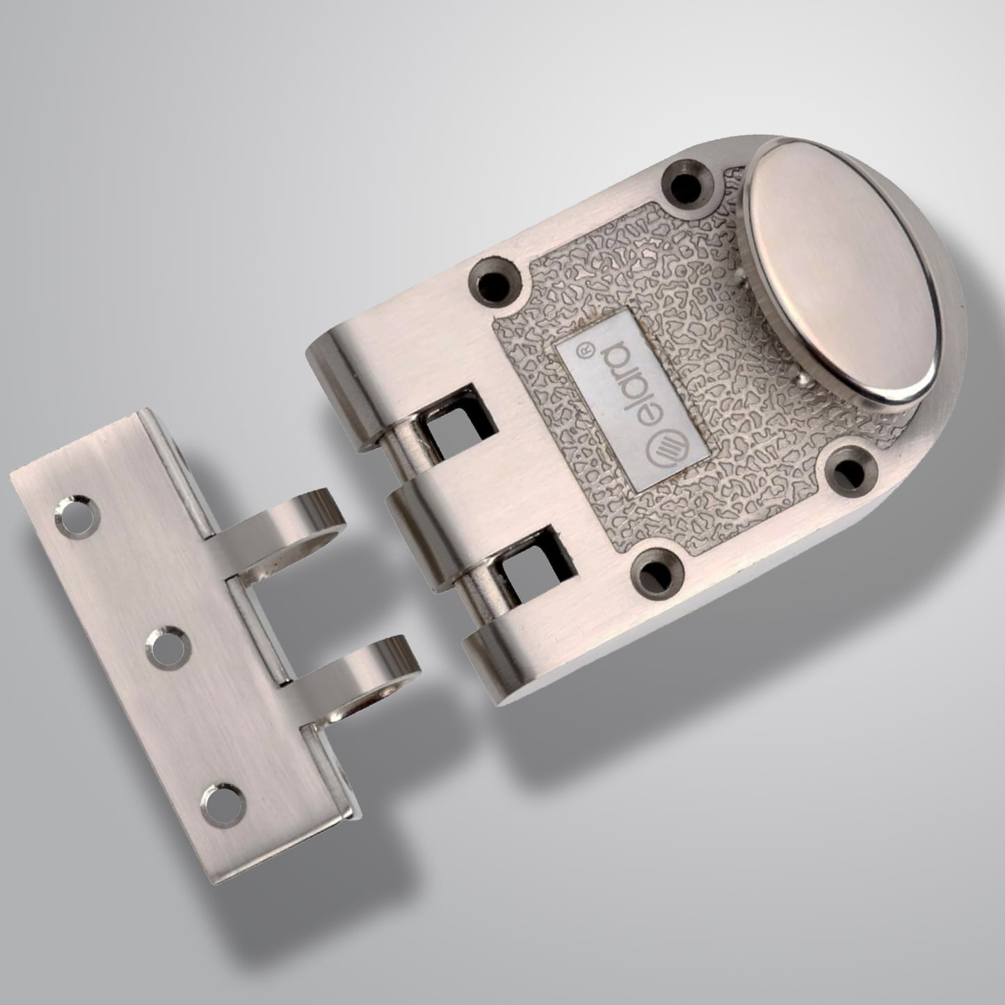 Elara Vertibolt 1CK Deadbolt for Main Door, Suitable for Right and Left Handed Doors, Inside Opening Wooden Door Lock with 3 Reversible Brass Keys (Stainless Steel, EDL-19, Ultra Key)