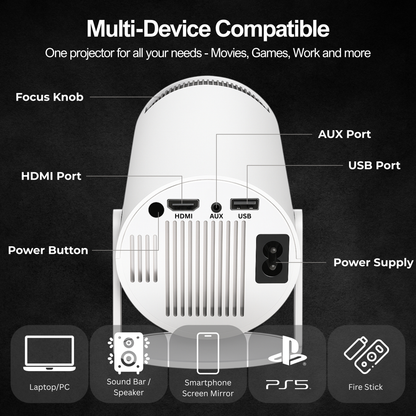 Iriko Prizm GO Smart Projector | Big Screen Entertainment, Anywhere